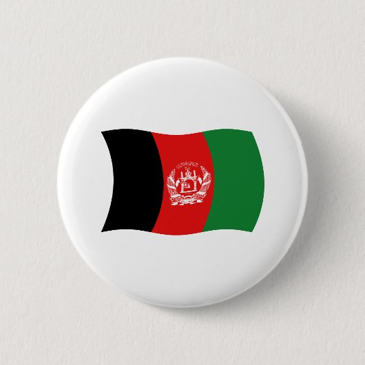 Afghanistan Vlag Knop Ronde Button 5,7 Cm (Voorkant)