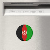 Afghanistan Vlag magneet (Insitu (Vaatwasser))