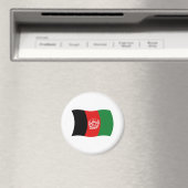 Afghanistan Vlag Magneet (Insitu (Vaatwasser))