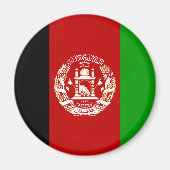 afghanistan vlag magnet (Voorkant)