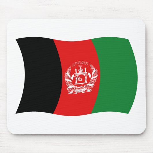 Afghanistan Vlag Muismat (Voorkant)