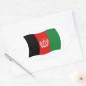 Afghanistan Vlag Sticker (Envelop)