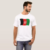 Afghanistan Vlag T-shirt (Voorkant volledig)