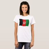 Afghanistan Vlag T-shirt (Voorkant volledig)
