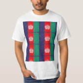 Afghanistan vlag T-shirt (Voorkant)