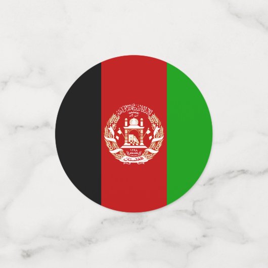 Afghanistan Vlag Tafel Confetti (Kleine voorkant)