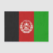 afghanistan vlag tissuepapier (Voorkant)