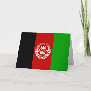 afghanistan vlag wenskaart feestdagen kaart