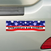 Afghanistan War Veteran Bumpersticker (Op auto)