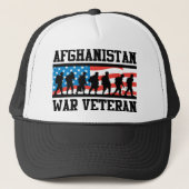 Afghanistan War Veteran Trucker Pet (Voorkant)