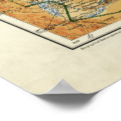 AfghanistanPanoramische KaartAfghanistan Poster (Hoek)