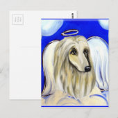 AFGHANSE HOUND BRIEFKAART (Voorkant / Achterkant)