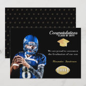 Afgifte foto Football speler Aankondigingen (Voorkant / Achterkant)