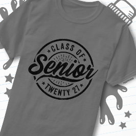 Afgroeijaar School Retro Afgestudeerde Klas van 20 T-shirt