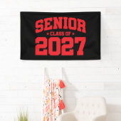 Afgroeijaar School Rood Aflopend Jaar Klas van 202 Spandoek (Insitu)