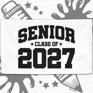 Afgroeijaar School trots afstudeerklas van 2027 Spandoek