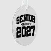 Afgroeijaar Schooltrots Afstuderende Klas van 2027 Ornament (voorkant)
