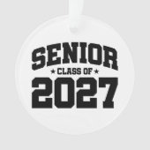 Afgroeijaar Schooltrots Afstuderende Klas van 2027 Ornament (voorkant)
