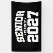 Afgroeijaar Schooltrots Afstuderende Klas van 2027 Spandoek (Verticaal)