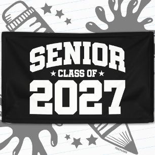 Afgroeijaar Schooltrots Afstuderende Klas van 2027 Spandoek