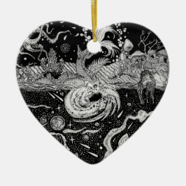 Afgrond Dualiteit Keramisch Ornament