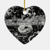 Afgrond Dualiteit Keramisch Ornament (Achterkant)