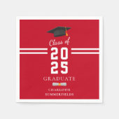 Afgstuderen 2026 Feest Papier Servet (Voorkant)