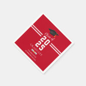 Afgstuderen 2026 Feest Papier Servet (Hoek)