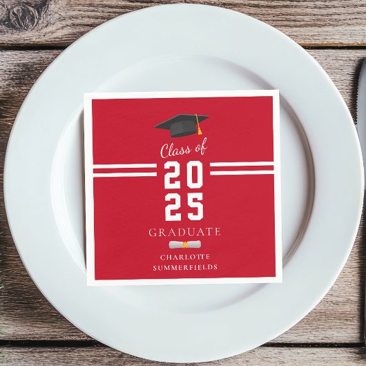 Afgstuderen 2026 Feest Papier Servet