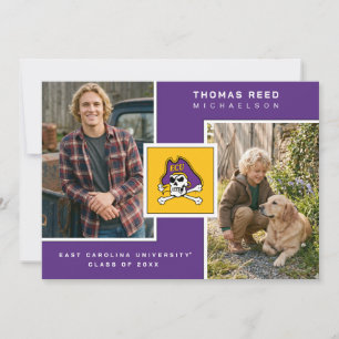 Afgstuderen aan de East Carolina University Kaart