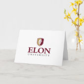 Afgstuderen aan Elon University | Gefeliciteerd Kaart (Gele Bloem)