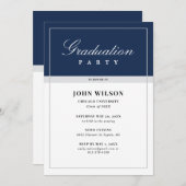 Afgstuderen Feest Kaart (Voorkant / Achterkant)