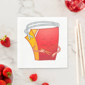 Afhaaldoos met eetstokjes Grappig Aziatisch eten Servet