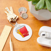 Afhaaldoos met eetstokjes Grappig Aziatisch eten Sleutelhanger