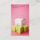 Afhaalkaart - Tweezijdig Visitekaartje (Achterkant)