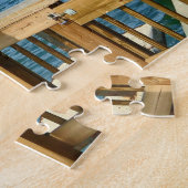 Afhalen met vlag legpuzzel (Zijkant)