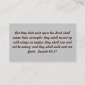 Afhandeling Scriptkaarten Visitekaartje (Achterkant)