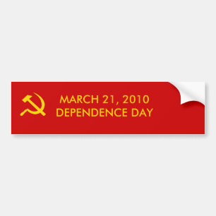 AFHANKELIJKHEID DAG-Obamacare Bumpersticker