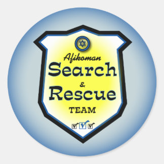 Afikoman Search & Rescue Team Ronde Sticker