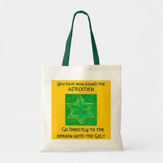 Afikomen Gag Bag Tote Bag (Voorkant)