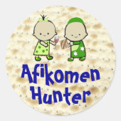 Afikomen Hunter Stickers (Voorkant)
