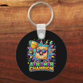 Afikomen-kampioen Funny Passover Matzes Winnaar Sleutelhanger (Voorkant)