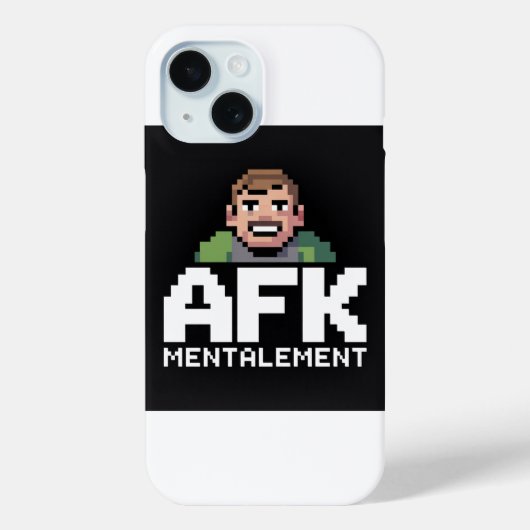 AFK Mentaal Chibi Gamer Pixel Art Case-Mate iPhone Case (Achterkant)