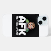 AFK Mentaal Chibi Gamer Pixel Art Case-Mate iPhone Case (Achterkant (horizontaal))