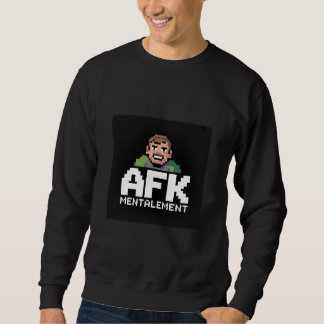 AFK Mentaal Chibi Gamer Pixel Art Trui