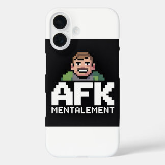 AFK Mentale Chibi Gamer Pixel Art iPhone 16 Hoesje