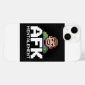 AFK Mentale Chibi Gamer Pixel Art Case-Mate iPhone Case (Achterkant (horizontaal))