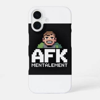 AFK Mentale Chibi Gamer Pixel Art iPhone 16 Hoesje