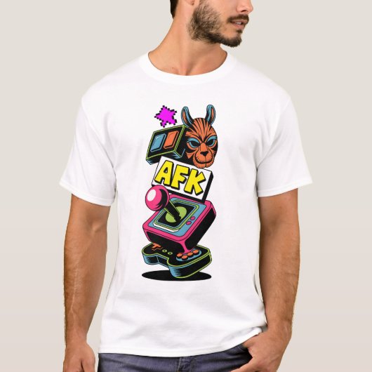 AFK Totem Tower T-shirt (Voorkant)
