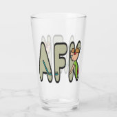 AFK weg van toetsenbord Glas (Achterkant)